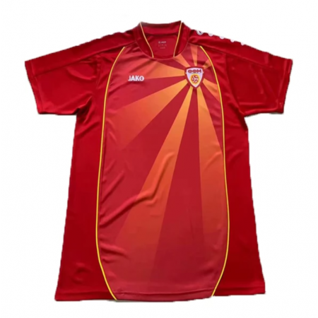 Divisa di Calcio Macedonia del Nord Prima Euro 2020